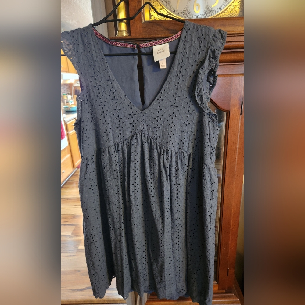 Knox Rose Dress Size M Blue. Could Be A Coverup